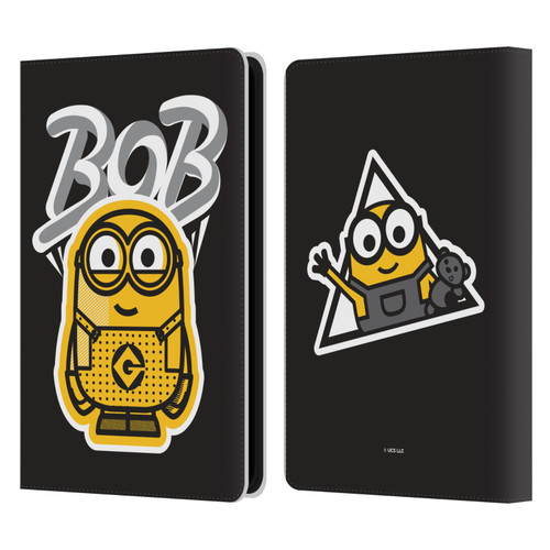 Minions Rise of Gru(2021) Iconic Mayhem Bob Leather Book Wallet Case Cover For Amazon Kindle Paperwhite 5 (2021)