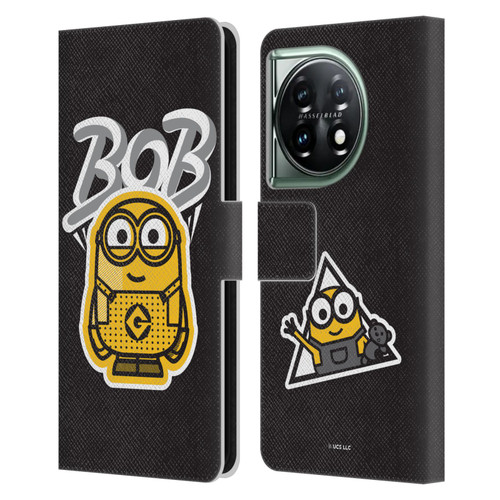 Minions Rise of Gru(2021) Iconic Mayhem Bob Leather Book Wallet Case Cover For OnePlus 11 5G