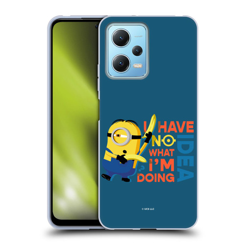 Minions Rise of Gru(2021) Humor No Idea Soft Gel Case for Xiaomi Redmi Note 12 5G