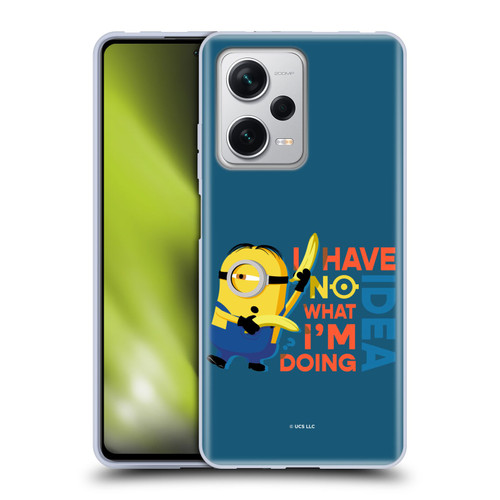 Minions Rise of Gru(2021) Humor No Idea Soft Gel Case for Xiaomi Redmi Note 12 Pro+ 5G