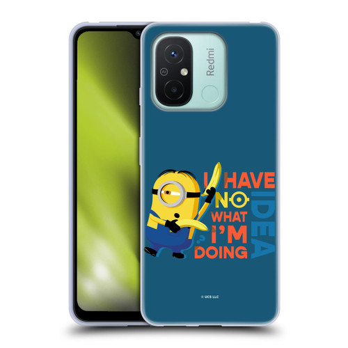 Minions Rise of Gru(2021) Humor No Idea Soft Gel Case for Xiaomi Redmi 12C