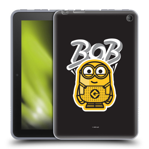 Minions Rise of Gru(2021) Iconic Mayhem Bob Soft Gel Case for Amazon Fire 7 2022