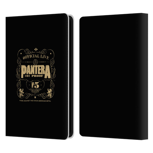 Pantera Art 101 Proof Leather Book Wallet Case Cover For Amazon Kindle Paperwhite 5 (2021)