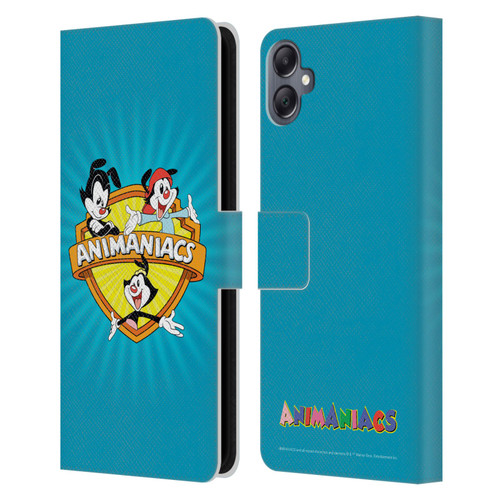 Animaniacs Graphics Logo Leather Book Wallet Case Cover For Samsung Galaxy A05