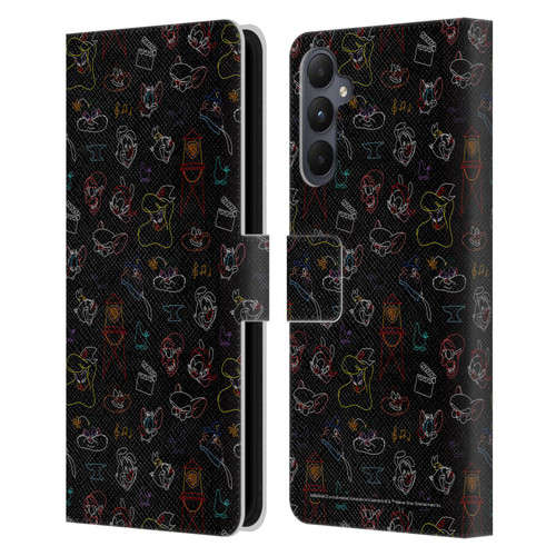 Animaniacs Graphics Pattern Leather Book Wallet Case Cover For Samsung Galaxy A05s