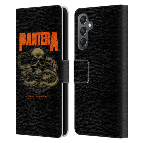 Pantera Art Drag The Waters Leather Book Wallet Case Cover For Samsung Galaxy A25 5G