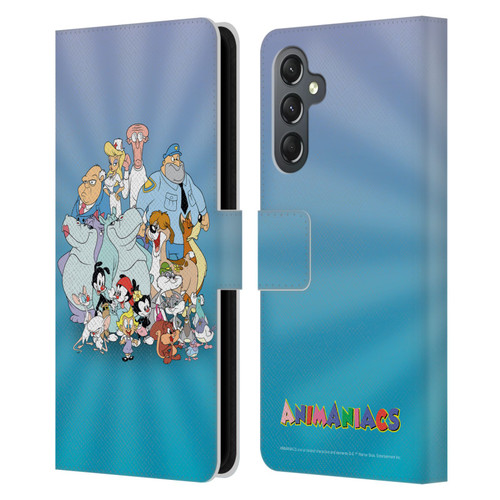 Animaniacs Graphics Group Leather Book Wallet Case Cover For Samsung Galaxy A25 5G