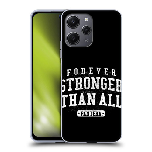 Pantera Art Stronger Than All Soft Gel Case for Xiaomi Redmi 12