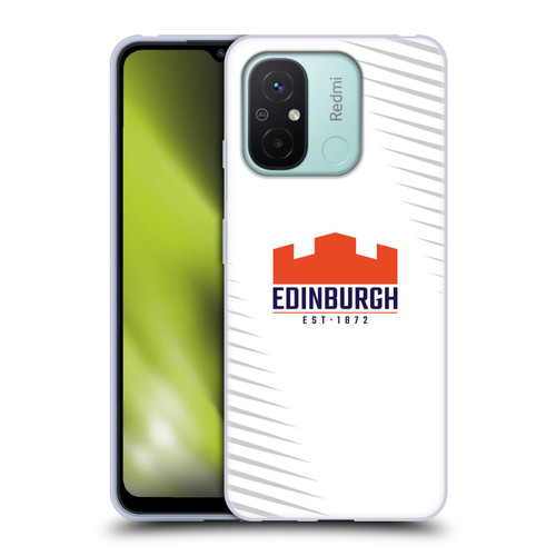 Edinburgh Rugby Graphic Art White Logo Soft Gel Case for Xiaomi Redmi 12C