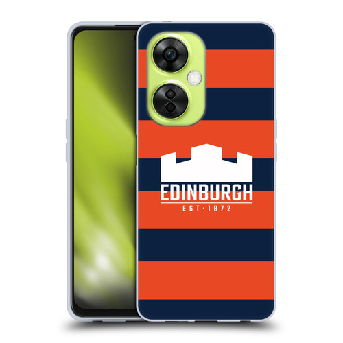 Edinburgh Rugby Graphics Stripes Soft Gel Case for OnePlus Nord CE 3 Lite 5G