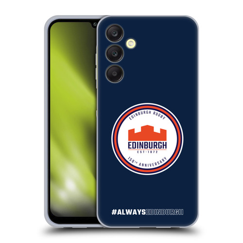 Edinburgh Rugby Graphics 150th Logo Soft Gel Case for Samsung Galaxy A25 5G