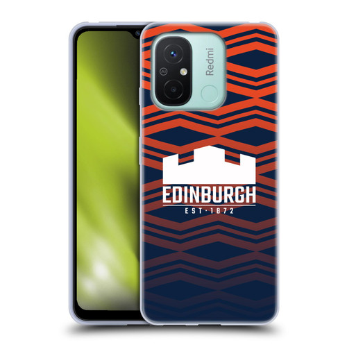 Edinburgh Rugby Graphics Pattern Gradient Soft Gel Case for Xiaomi Redmi 12C