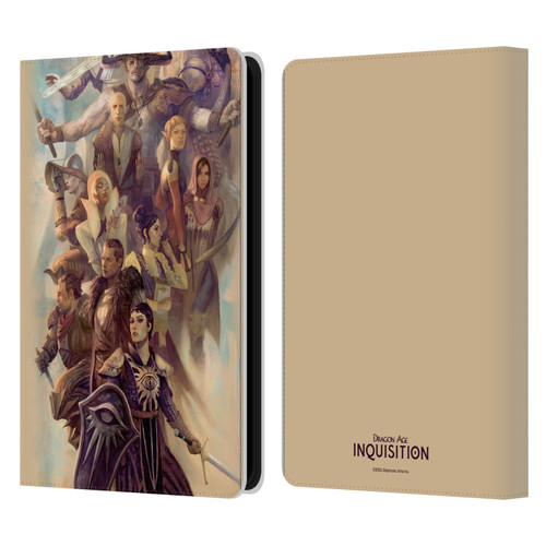 EA Bioware Dragon Age Inquisition Graphics Companions And Advisors Leather Book Wallet Case Cover For Amazon Kindle Paperwhite 5 (2021)