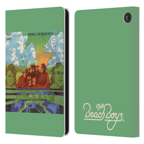 The Beach Boys Album Cover Art Friends Leather Book Wallet Case Cover For Amazon Fire 7 2022