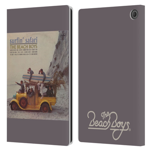 The Beach Boys Album Cover Art Surfin Safari Leather Book Wallet Case Cover For Amazon Fire Max 11 2023