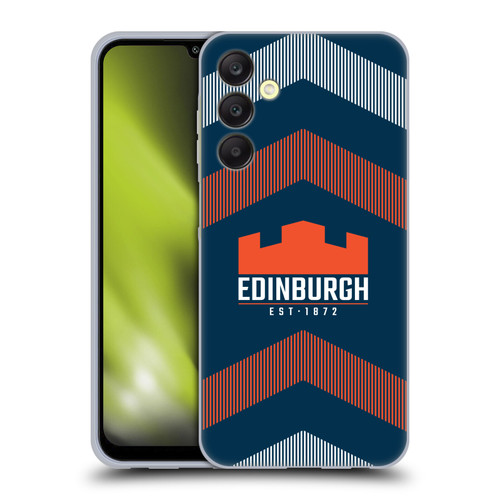 Edinburgh Rugby Logo Art Lines Soft Gel Case for Samsung Galaxy A25 5G