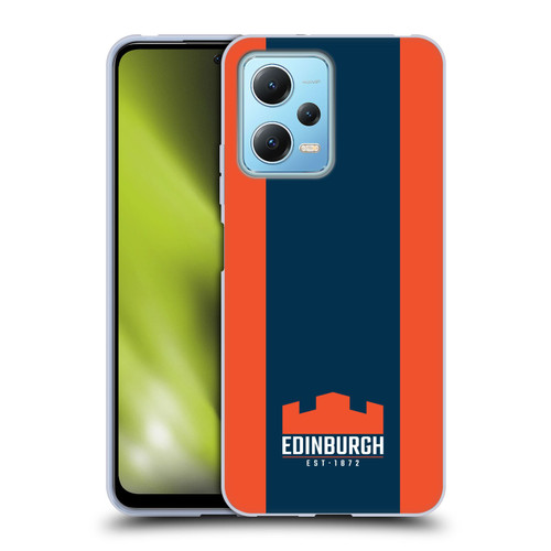 Edinburgh Rugby Logo Art Stripes Soft Gel Case for Xiaomi Redmi Note 12 5G