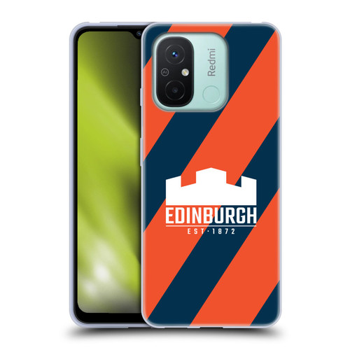 Edinburgh Rugby Logo Art Diagonal Stripes Soft Gel Case for Xiaomi Redmi 12C