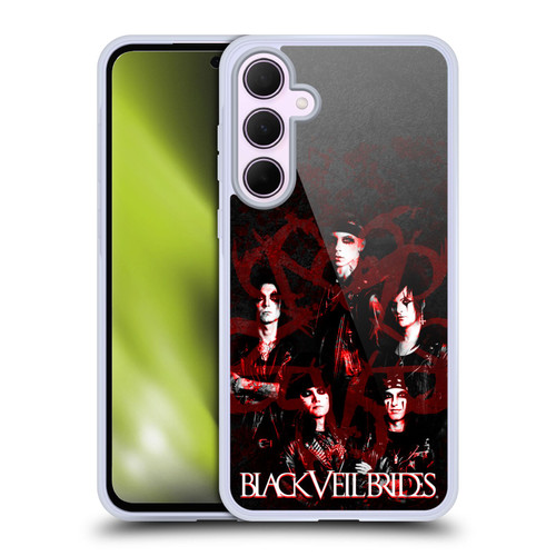 Black Veil Brides Band Members Group Soft Gel Case for Samsung Galaxy A35 5G
