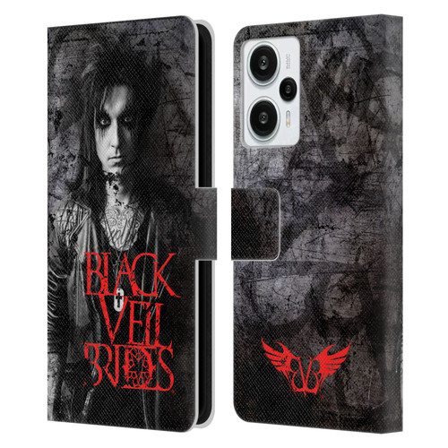 Black Veil Brides Band Members Jake Leather Book Wallet Case Cover For Xiaomi Redmi Note 12T