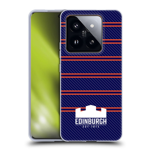 Edinburgh Rugby Logo 2 Stripes Soft Gel Case for Xiaomi 14 Pro