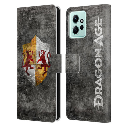 EA Bioware Dragon Age Heraldry Ferelden Distressed Leather Book Wallet Case Cover For Xiaomi Redmi 12