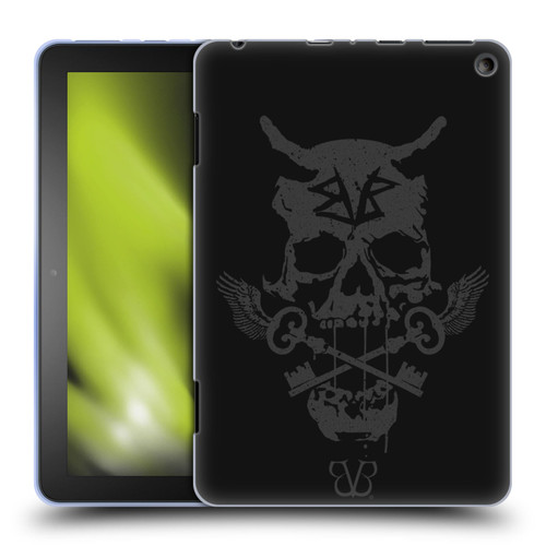 Black Veil Brides Band Art Skull Keys Soft Gel Case for Amazon Fire HD 8/Fire HD 8 Plus 2020