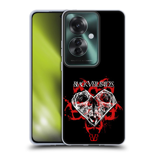 Black Veil Brides Band Art Skull Heart Soft Gel Case for OPPO Reno11 F 5G / F25 Pro 5G