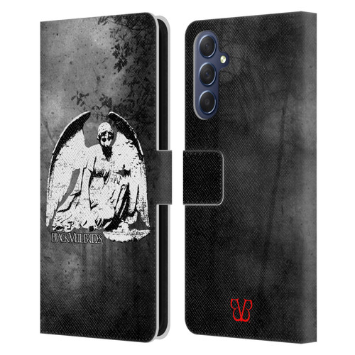 Black Veil Brides Band Art Angel Leather Book Wallet Case Cover For Samsung Galaxy M54 5G