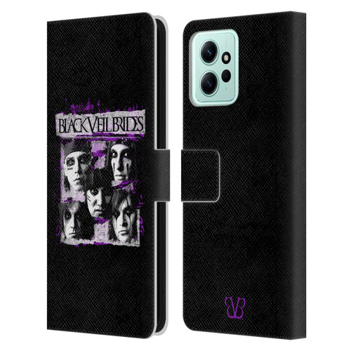 Black Veil Brides Band Art Grunge Faces Leather Book Wallet Case Cover For Xiaomi Redmi 12