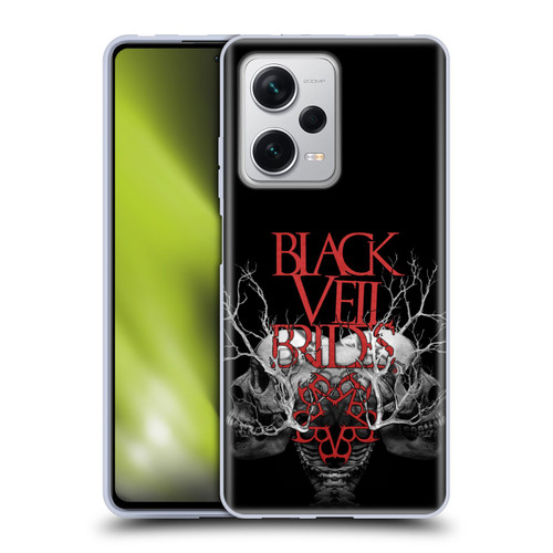 Black Veil Brides Band Art Skull Branches Soft Gel Case for Xiaomi Redmi Note 12 Pro+ 5G