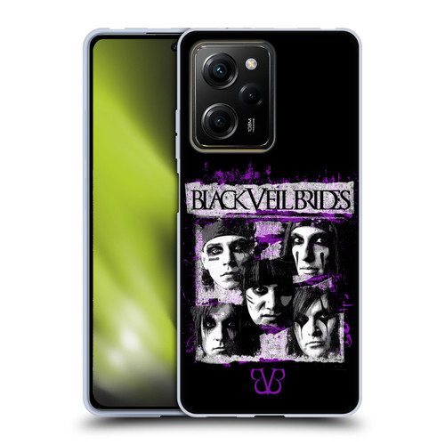 Black Veil Brides Band Art Grunge Faces Soft Gel Case for Xiaomi Redmi Note 12 Pro 5G