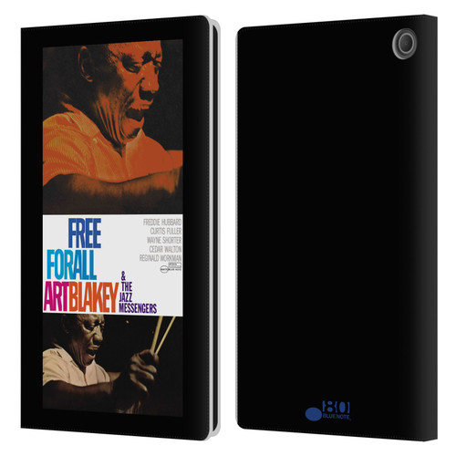 Blue Note Records Albums Art Blakey Free For All Leather Book Wallet Case Cover For Amazon Fire Max 11 2023