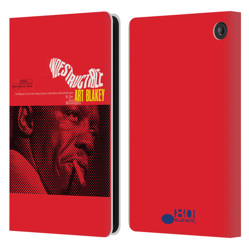 Blue Note Records Albums Art Blakey Indestructible Leather Book Wallet Case Cover For Amazon Fire 7 2022