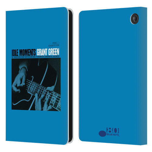 Blue Note Records Albums Grant Green Idle Moments Leather Book Wallet Case Cover For Amazon Fire 7 2022