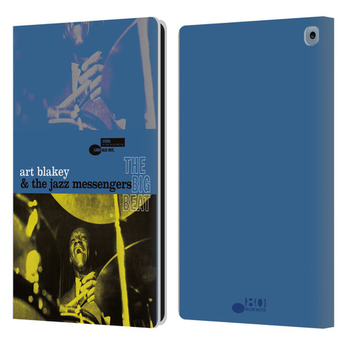 Blue Note Records Albums Art Blakey The Big Beat Leather Book Wallet Case Cover For Amazon Fire HD 10 / Plus 2021