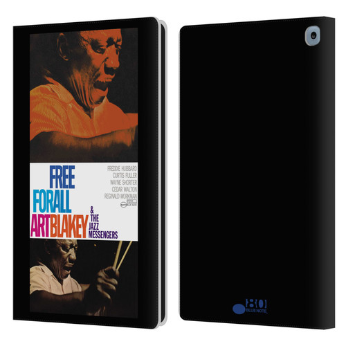 Blue Note Records Albums Art Blakey Free For All Leather Book Wallet Case Cover For Amazon Fire HD 10 / Plus 2021