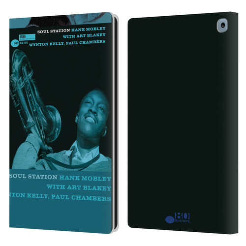 Blue Note Records Albums Hunk Mobley Soul Station Leather Book Wallet Case Cover For Amazon Fire HD 10 / Plus 2021