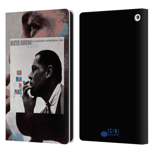 Blue Note Records Albums Dexter Gordon Our Man In Paris Leather Book Wallet Case Cover For Amazon Fire HD 8/Fire HD 8 Plus 2020