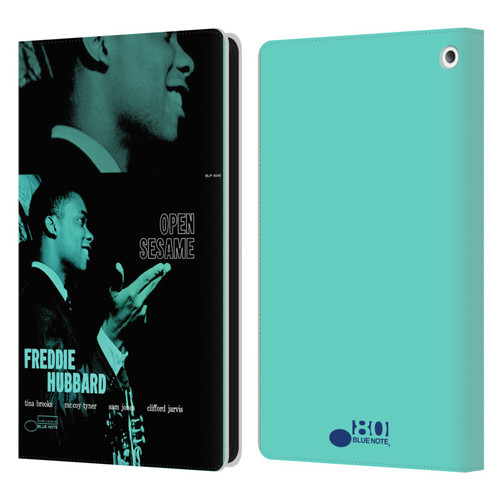 Blue Note Records Albums Freddie Hubbard Open Sesame Leather Book Wallet Case Cover For Amazon Fire HD 8/Fire HD 8 Plus 2020