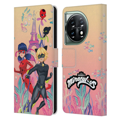 Miraculous Tales of Ladybug & Cat Noir Aqua Ladybug Aqua Power Leather Book Wallet Case Cover For OnePlus 11 5G