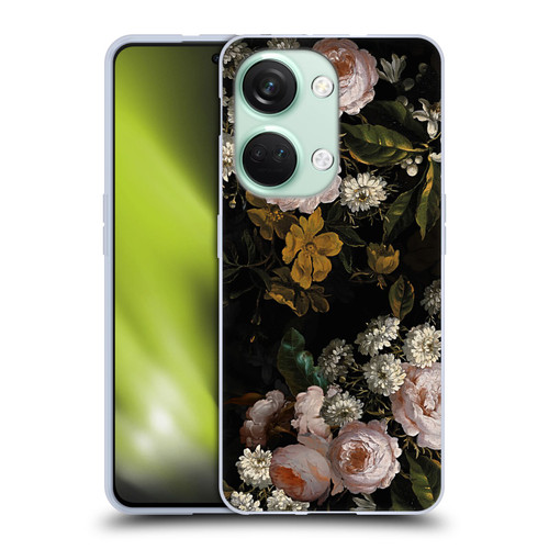 UtArt Antique Flowers Roses And Baby's Breath Soft Gel Case for OnePlus Nord 3 5G