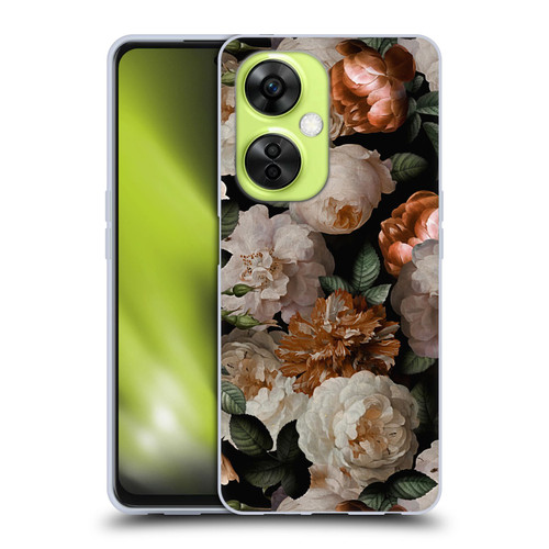 UtArt Antique Flowers Carnations And Garden Roses Soft Gel Case for OnePlus Nord CE 3 Lite 5G