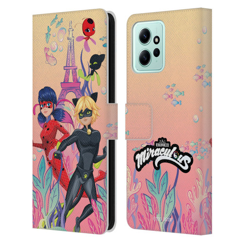 Miraculous Tales of Ladybug & Cat Noir Aqua Ladybug Aqua Power Leather Book Wallet Case Cover For Xiaomi Redmi 12