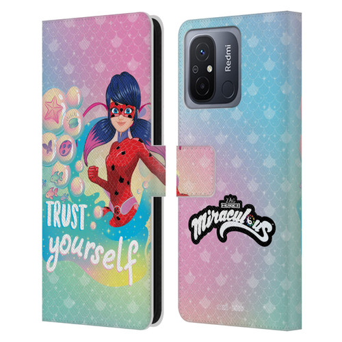 Miraculous Tales of Ladybug & Cat Noir Aqua Ladybug Trust Yourself Leather Book Wallet Case Cover For Xiaomi Redmi 12C