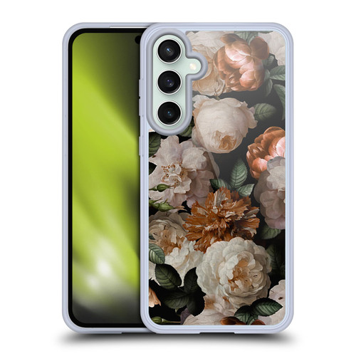 UtArt Antique Flowers Carnations And Garden Roses Soft Gel Case for Samsung Galaxy S23 FE 5G