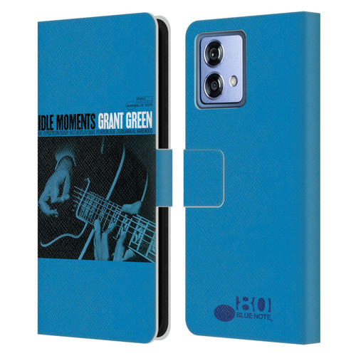 Blue Note Records Albums Grant Green Idle Moments Leather Book Wallet Case Cover For Motorola Moto G84 5G