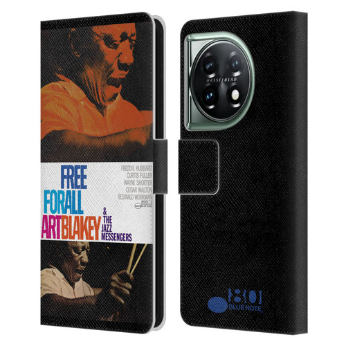 Blue Note Records Albums Art Blakey Free For All Leather Book Wallet Case Cover For OnePlus 11 5G