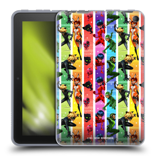 Miraculous Tales of Ladybug & Cat Noir Graphics Pattern Soft Gel Case for Amazon Fire 7 2022