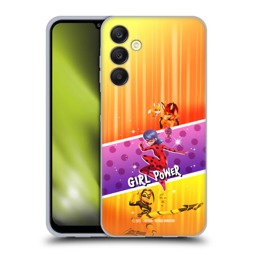 Miraculous Tales of Ladybug & Cat Noir Graphics Girl Power Soft Gel Case for Samsung Galaxy A25 5G